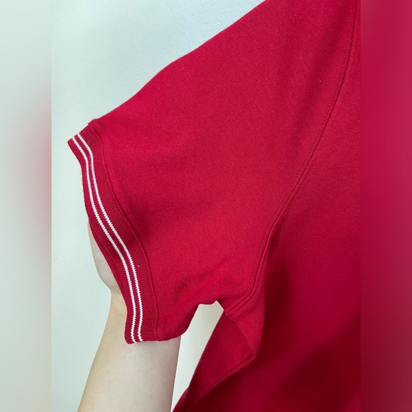 Red Polo Dress by Talbots Cotton Work Summer Size XL - Picture 7 of 14